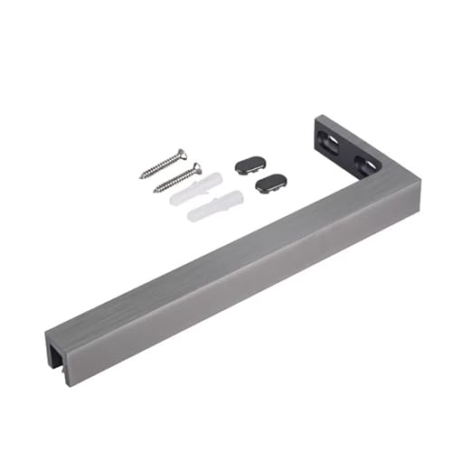 ���ȃV�����[�K���X�p�T�|�[�g�u���P�b�g�A L���^�X�e�����X������o�[�i�t���i�t���j�A�t���[�����X�X�N���[���p���E���t������(Dark Gray,Left)