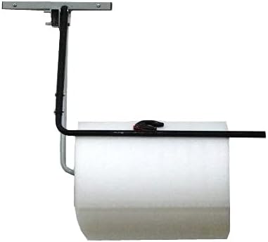 36" Single Arm Wall Mount Bubble Cushioning Wrap & Foam Roll Dispenser w/Slide Cutter