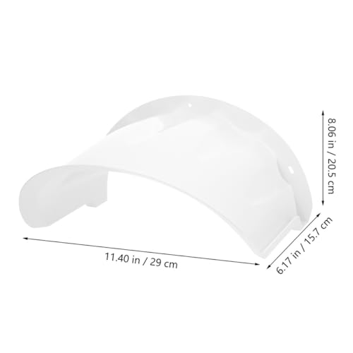 Protector de cámaras exteriores impermeable con parasol para evitar reflejos de sol 2