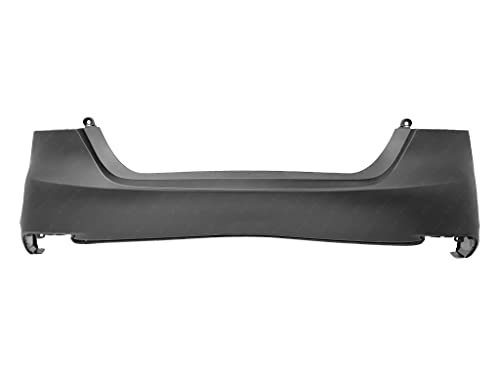 MBI AUTO - Primered, Rear Bumper Cover for 2018-2024 Toyota Camry L LE & LE Hybrid 18-24, TO1100333