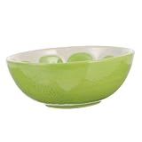 Zerodeko 1 Stück Keramikschüssel für Obstmuster Dekoration Stabile Essschale für Familienfeiern Leicht zu Reinigen und Sicher für Junge Mädchen als zur Babyparty