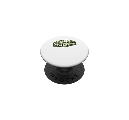 Second Fermentation is Life Cadeau de brasseur Kombucha PopSockets PopGrip Adhésif