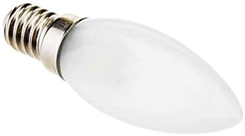 Candle Bulb LED Indicator Bulb E12 E14 Small Screw Glass Cover(5 Pack) (Color : E12)