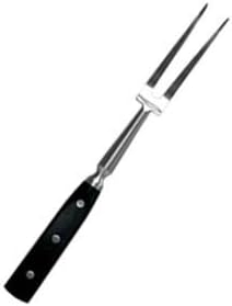 THICK FORGE STAINLESS STEEL BBQ FORK CARVING FORK COOK'S FORK COOKS FORK (14 INCH)