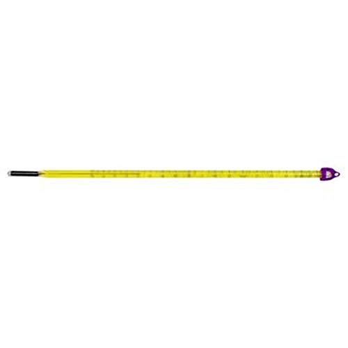 H-B Instrument B60400-1000 Double-Safe PFA Coated, Liquid-in-Glass Thermometer, 0/300°F, 76 mm Immersion, Environmentally Friendly