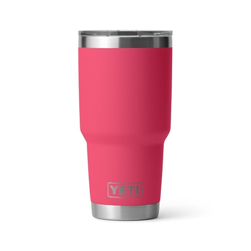 Image of YETI Rambler 30 oz Tumbler Retired Colors, Stainless Steel, Vacuum Insulated with MagSlider Lid, Bimini Pink