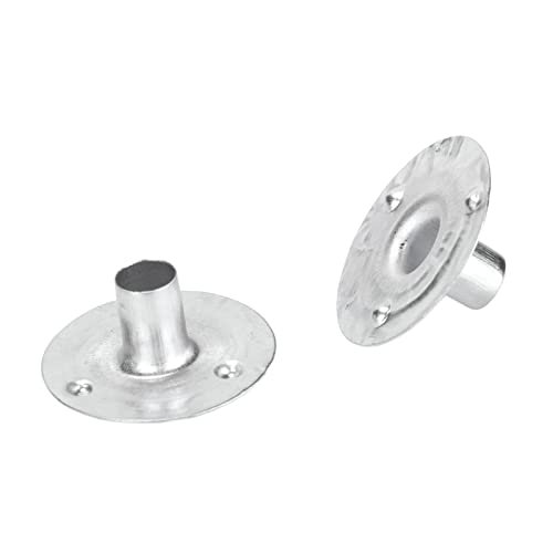 image for ZJchao Candle Wick Holders, Candle Wick Tabs DIY Metal Base Sustainer 