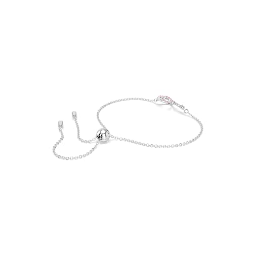 Swarovski Hyperbola Bracelet, Heart And Infinity, Pink, Rhodium Finished4