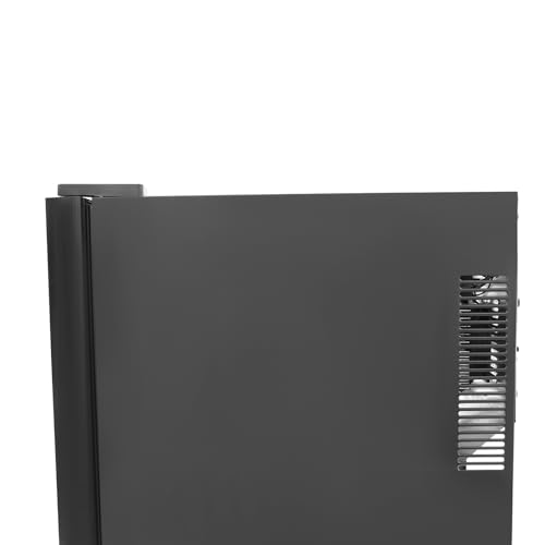 Frigo à vin, 33 litres, petit réfrigérateur à boissons avec porte en verre, 12 bouteilles, plage de température 12-18 °C, réfrigérateur à bouteilles pour vin rouge, champagne – Image 5