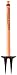 Banner Stakes 20100019 Orange Plastic Stake, 22" - 42" Height Adjustment (Pack of 5)