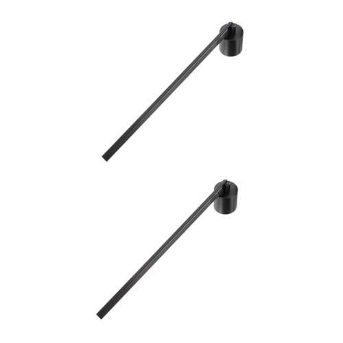 Happyyami Elegant Black Candle Snuffer Extinguishing Tool for Home Weddings Parties and More Design for Use