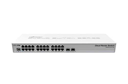 Mikrotik CRS326-24G-2S+RM Network Switch L2 Gigabit Ethernet (10/100/1000) Grey Power Over Ethernet (PoE)