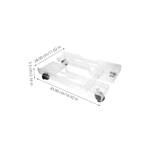 Soporte móvil para CPU con ruedas, carrito ajustable para torre de computadora de escritorio, soporte móvil para CPU para uso en alfombra, ideal para oficina en casa miniatura 2