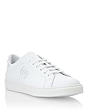  Philipp Plein Herren Rubber Leather Lo-Top Sneakers The Plein Original TM Weiß 42