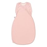 Tommee Tippee Swaddle Bag, 3-6m, 1.0 Tog for 20-24°C, Blush Sleeping Bag, Soft Cotton-Rich Fabric, Healthy Hip Development Design, Bottom to Top Zip