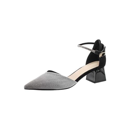 Chaussures à talons hauts femmes bout pointu escarpins ajourés pour jupes et robes