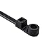 Hellermann Tyton T50MR0C2 113-05000 Mounting Cable Ties Black 8 50lb #10 Screw - 100 Pack by Hellermann Tyton