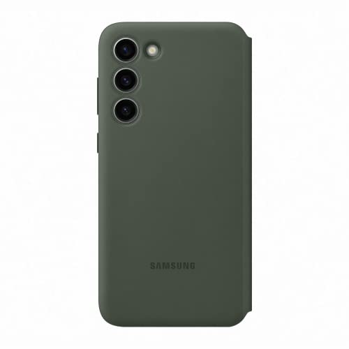 Samsung Smart View Wallet Smartphone Case EF-ZS916 für Galaxy S23+, Handy-Hülle, Kartenfach, Sichtfenster, Khaki – Ansicht 2