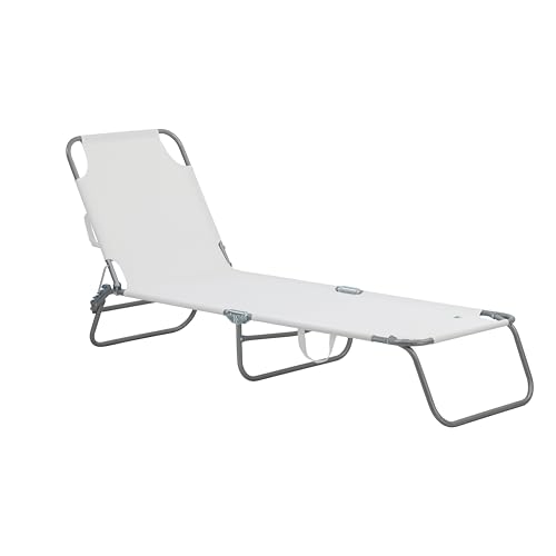 Totò Piccinni Lettino PORTORICO Pieghevole Bianco