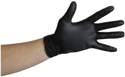 MERCON Disposable Large Black Nitrile Examination Gloves (Pack of 30) (B08GJQRDN1) Amazon Price History, Amazon Price Tracker