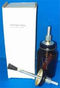 Dispensador de pegamento 3 oz Amber Glass Siline & Johnson miniatura 1