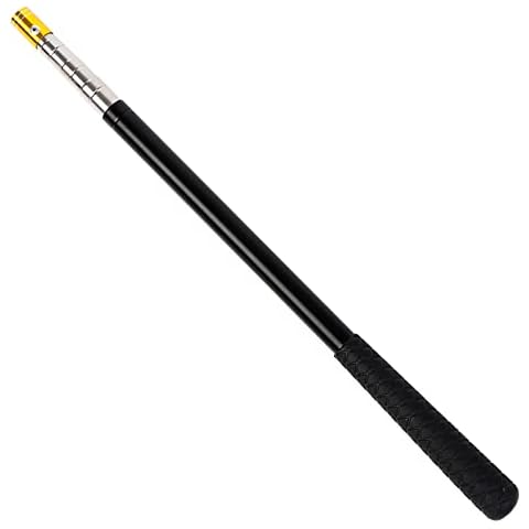 FREGITO Fishing Harpoon Rod, Aluminum Alloy Rod with 8mm Screw for Stainless Steel Fishing Barbed spearhead Gig Gaff for Outdoor Fishing Landing Large Fish Frog (1.3-4.9ft) Cover