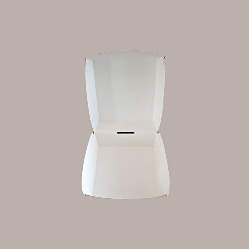 Lucgel Scatola Contenitore Porta Panino Hamburger in Carta Avana Bio 160x155H90mm - 100 pezzi -