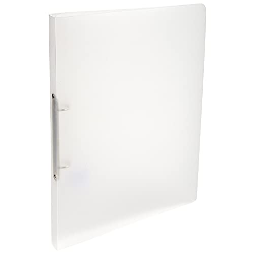 Exacompta - 54160E - Confezione da 5 Raccoglitori Chromaline - 2 Anelli Tondi 15 mm - Dorso 20 mm - Polipropilene Traslucido 0.5 mm - F.to Esterno 25x32 cm per A4 - Colore: Incolore