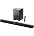Produktbild SHARP HT-SBW202 2.1-Kanal-Soundbar mit kabellosem Subwoofer  200W Gesamtleistung, Bluetooth 4.2, HDMI ARC, USB MP3/WAV-Wiedergabe, optischer Eingang, schlankes Design für Fernseher ab 40 Zoll