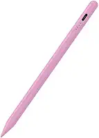 Caneta Stylus capacitiva universal para Samsung Galaxy Tab A7/A8/A9/A9 Plus - ferramenta de escrita/desenho compatível com Android/iOS, sensibilidade à pressão, pontas substituíveis (rosa)