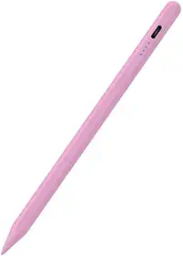 Caneta Stylus capacitiva universal para Samsung Galaxy Tab A7/A8/A9/A9 Plus - ferramenta de escrita/desenho compatível com Android/iOS, sensibilidade à pressão, pontas substituíveis (rosa)