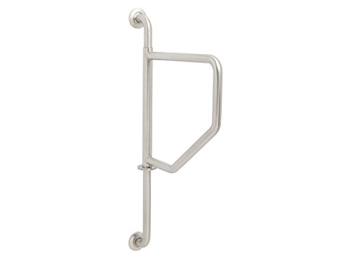 Seachrome Bathroom Grab Bar, Wall to Wall Stainless Steel Swing Away Grab Bar, 1 1/4-Inch Diameter, Handicap Grab Bar, Safety Rail, Satin Stainless (GW-4236-Q-SS)