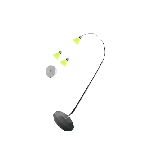 Máquina de bádminton con rebote, base estable e hilo elástico ajustable para entrenamiento 2