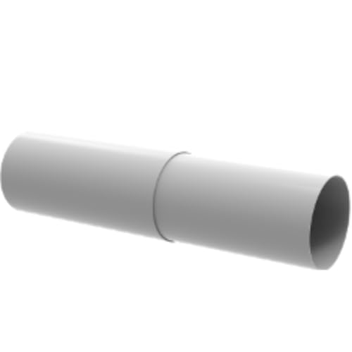 JESSP AeroExtend Tubo Estensione Telescopica 390-750mm - Compatibile con EcoSmart DZ & Easy+ - Plastica, Ø 160/154 mm, per pareti di spessore fino a 1 m, facile da montare