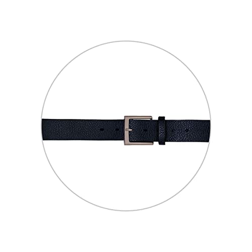 Cinto Masculino Em Material Sintético Com Fivela - Azul P