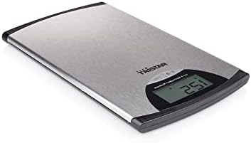 Tristar KW-2435 - Báscula de cocina con panel de control digital, plateado