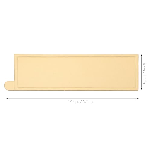 Base à gâteau rectangulaire carton - Support rigide pour entremets - 3