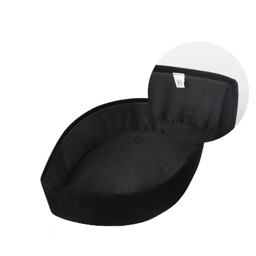 Beisto Muslim Hats - Black Kufi Hats for Men, African Prayer Topi Cap, Black, One size