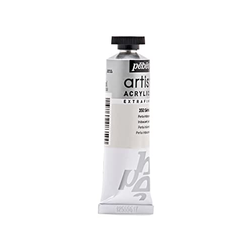 Pebeo 37 ml Artist Acrylics, Iridescent Pearl White, 37 ml (Pack of 1) - Image 4