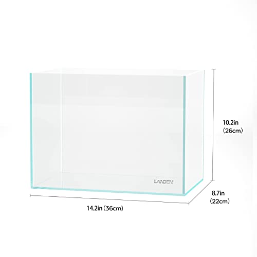 LANDEN 36N 5 Gallon Rimless Aquarium Better Fishkeeping