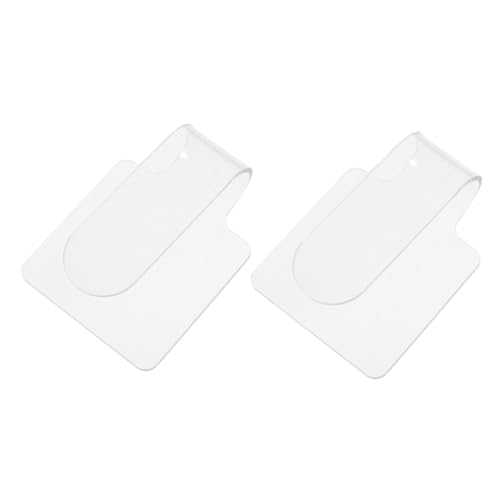 OHPHCALL Ergonomic Hand Held Makeup Ttes Acrylic Mixing Palettes for Foundation and Lipstick