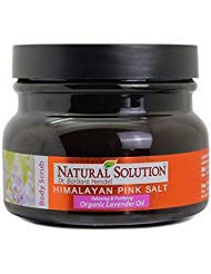Natural Solution Himalayan Pink Salt Body Scrub with Lavender Oil – Relax, Purify & Reveal Younger-Looking Skin Every Day, Exfoliating and Nourishing, 12.3 oz