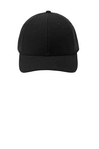Port Authority Flexfit 110 Performance Snapback Cap Black