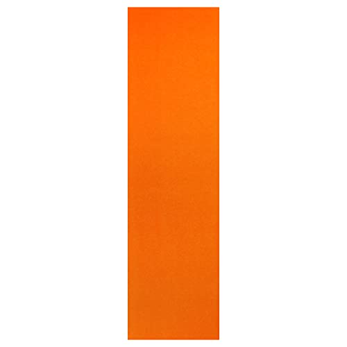 Image of Black Diamond Sheet of Skateboard Grip Tape 9 inch x 33 inch (Orange)