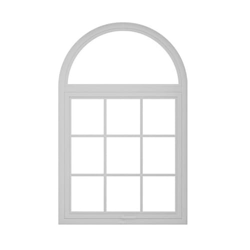 Ventana arqueada de montaje empotrado con vidrio templado deslizante, ideal para decoración de cocina, reemplazo de ojo de buey en gallineros y casas de juegos