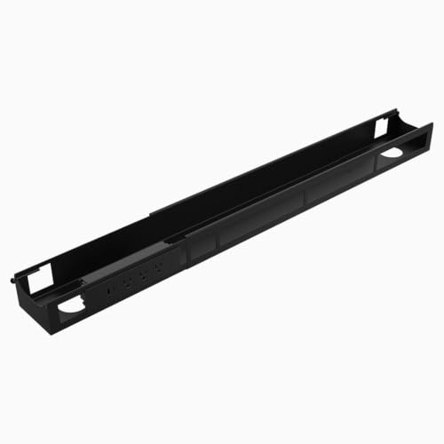 Desky Canal Universal para Cables y Energía con Soportes de Montaje 3 Tomas Color Gris Espacial miniatura 6