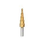 Eigenschaften: Lixiaonmkop 4-12mm 4-20mm 4-32mm HSS 4241 Stahl Großer Schritt Kegel Titanbeschichteter Metall Bohrer Schneiden Werkzeug Set Loch Cutter Großhandel (Hole Diameter : 4 12 1pc)