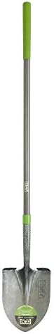 AMES 25332100 Tempered Steel Round Point Shovel with Fiberglass Handle, 61-Inch