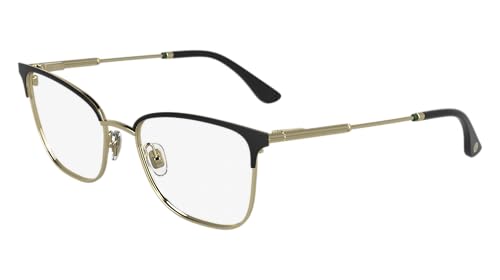 Lunettes de vue Lacoste L2303 de prestige noir et doré 53-18