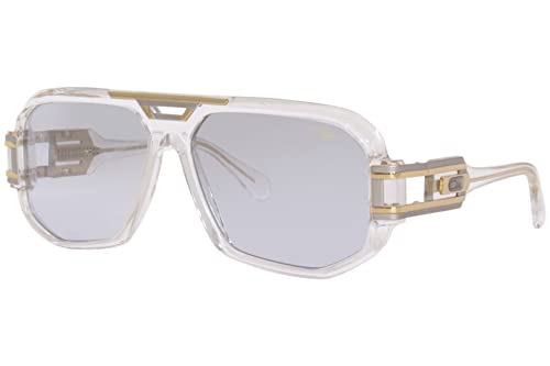 Cazal Legends 675 003 Sunglasses Men's Crystal/Gold/Silver Mirror 60mm, Lens-60 Bridge-14 B-48 ED-64 Temple-135